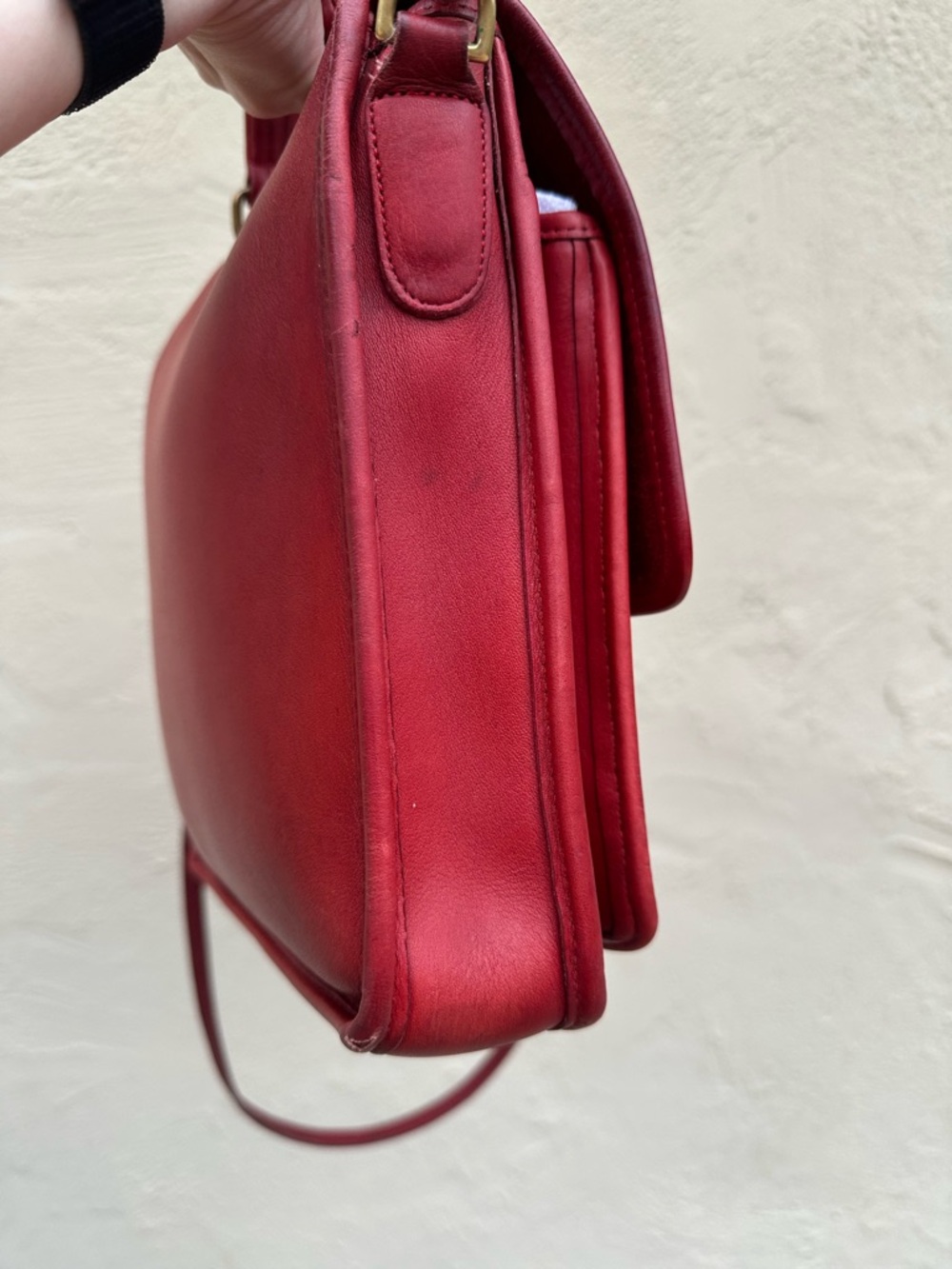 🌶️Vintage Red Coach Station Bag 5130🌶️ - Picture 4 of 11